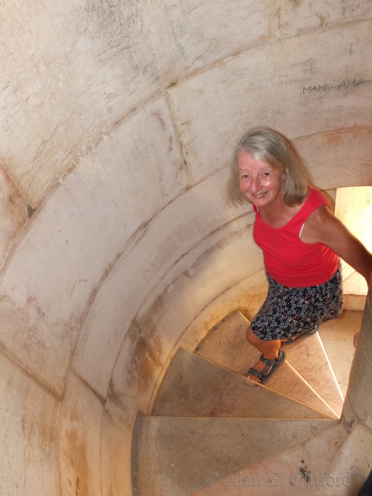 Margaret in the Estrela Basilica