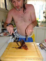 Ben Clifford and a Lion Fish