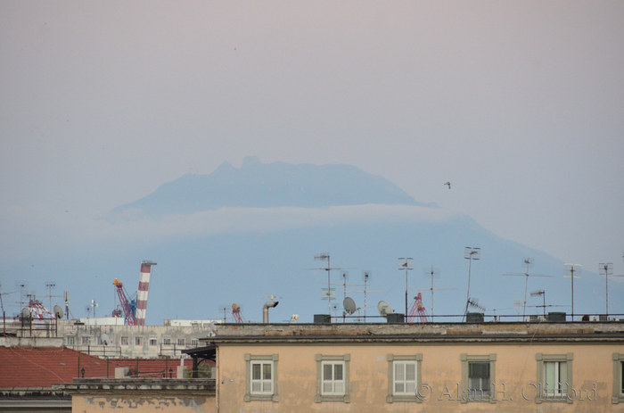 Vesuvius viewed from Sweet Sleep B&B