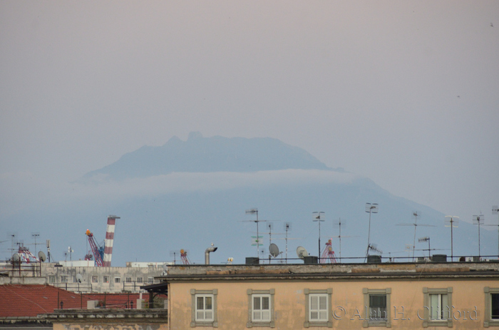 Vesuvius viewed from Sweet Sleep B&B