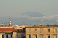 Vesuvius viewed from Sweet Sleep B&B