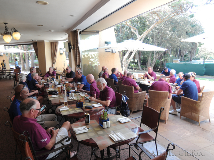 Lunch at the Gary Player golf course