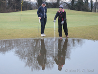 Water hazard at Clandon