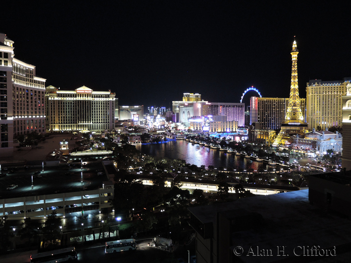 View from hotel room, Las Vegas