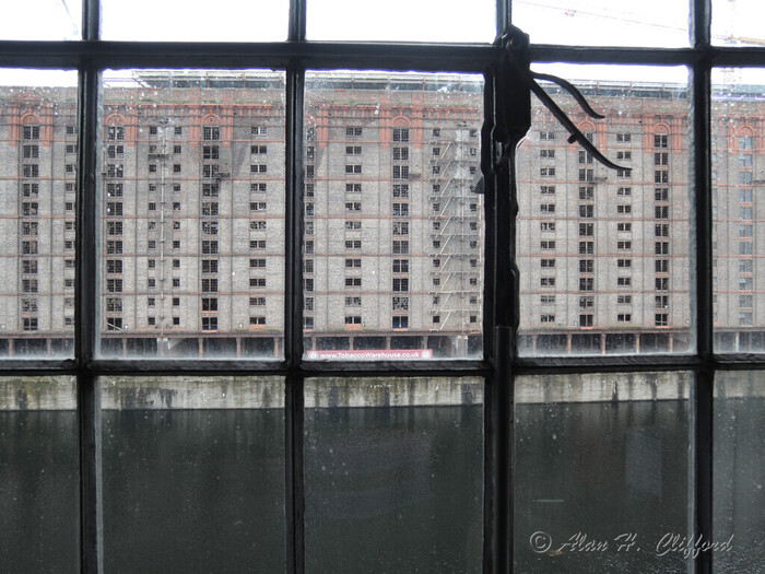 View from room at Titanic Hotel, Liverpool