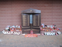 Memorial at Liverpool Football Club