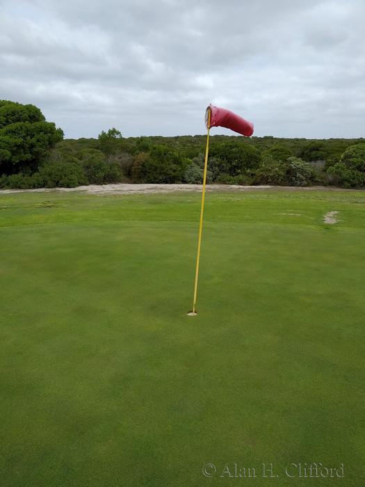 Strong Winds at Gansbaai Golf Club