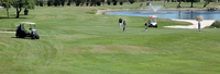 Margaret on the 18th at Langebaan