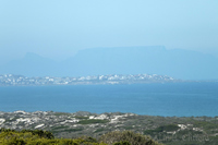 View of Table Mountain from the West Coast National Park