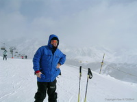 Alan in the Livigno snow