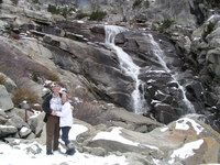 Margaret and Alan at Tokopah Falls